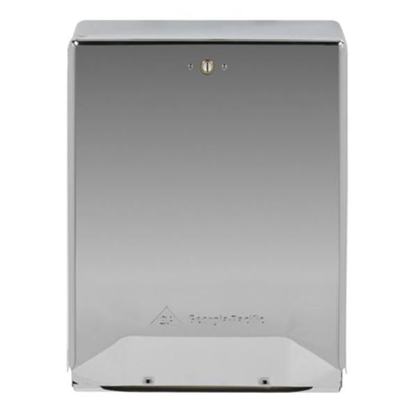 Towel Dispenser C-Fold / Multifold Georgia Pacific Chrome Ea